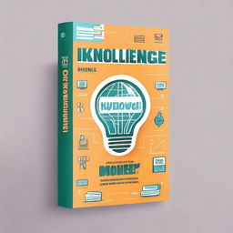 Create a book cover titled 'Knowledge Money' by Pelumi Jacobs