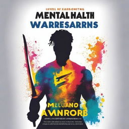 Create a book cover titled 'Mental Health Warriors: Your Handbook for Battling Depression and Anxiety'