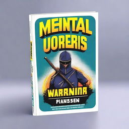 Create a book cover titled 'Mental Health Warriors: Your Handbook for Battling Depression and Anxiety'