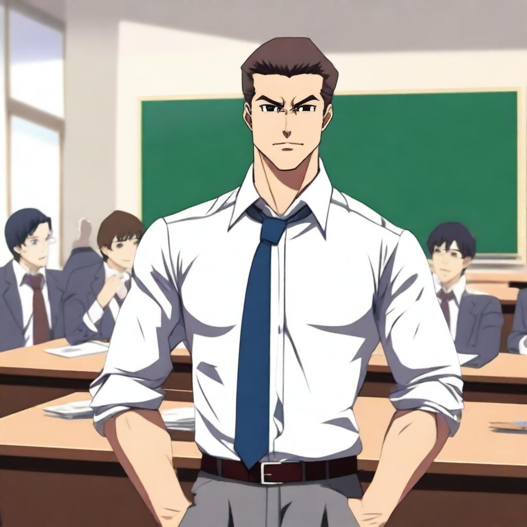 Sizzling Hot Teacher | Anime Style Illustration