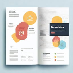 Create a detailed and visually appealing cover page