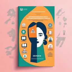 Design another book cover for a research report titled 'Women and Education System of India'