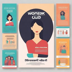 Design another book cover for a research report titled 'Women and Education System of India'