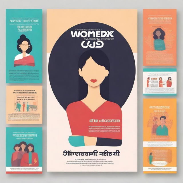 Design another book cover for a research report titled 'Women and Education System of India'