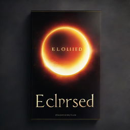 A captivating book cover featuring a dramatic eclipse, with the sun partially hidden behind the moon