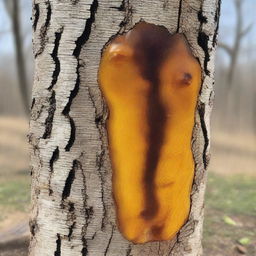 Create an image of the raw sap of the Elastwood tree