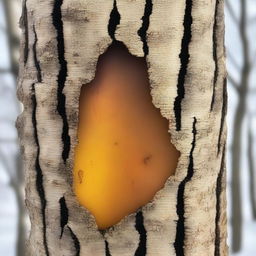 Create an image of the raw sap of the Elastwood tree