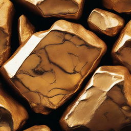 Aurium is an ore that boasts a radiant golden color with a luminous sheen, exuding a sense of luxury and power