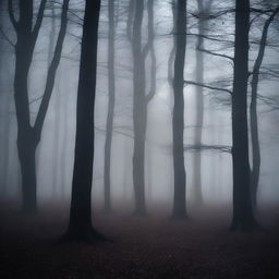 A mysterious and eerie scene titled 'Whispers in the Shadows'