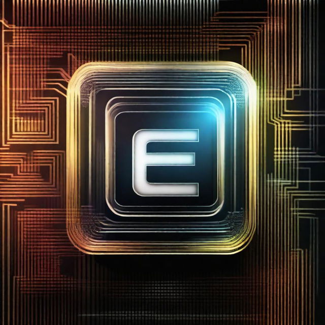 An abstract image featuring a stylized email address in a futuristic font