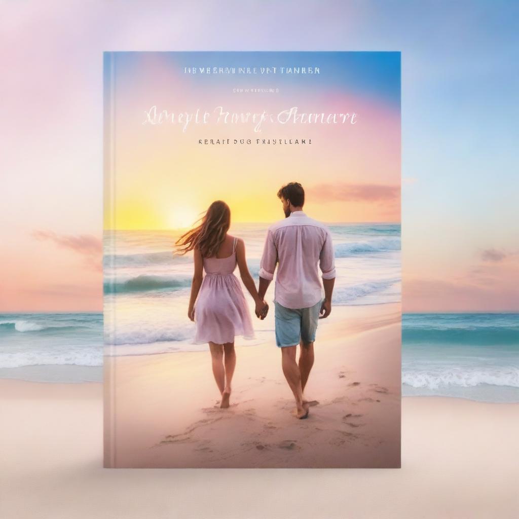 A beautiful, dreamy book cover for a romantic love story