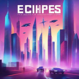 A futuristic book cover featuring the title 'Echoes of Freedom'