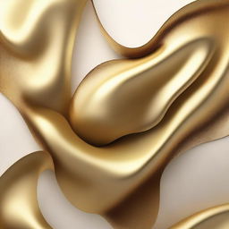 Create an abstract image dominated by golden hues