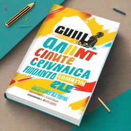 Create a vibrant and engaging book cover titled 'Guia Completo para Falar com Confiança e Impacto'