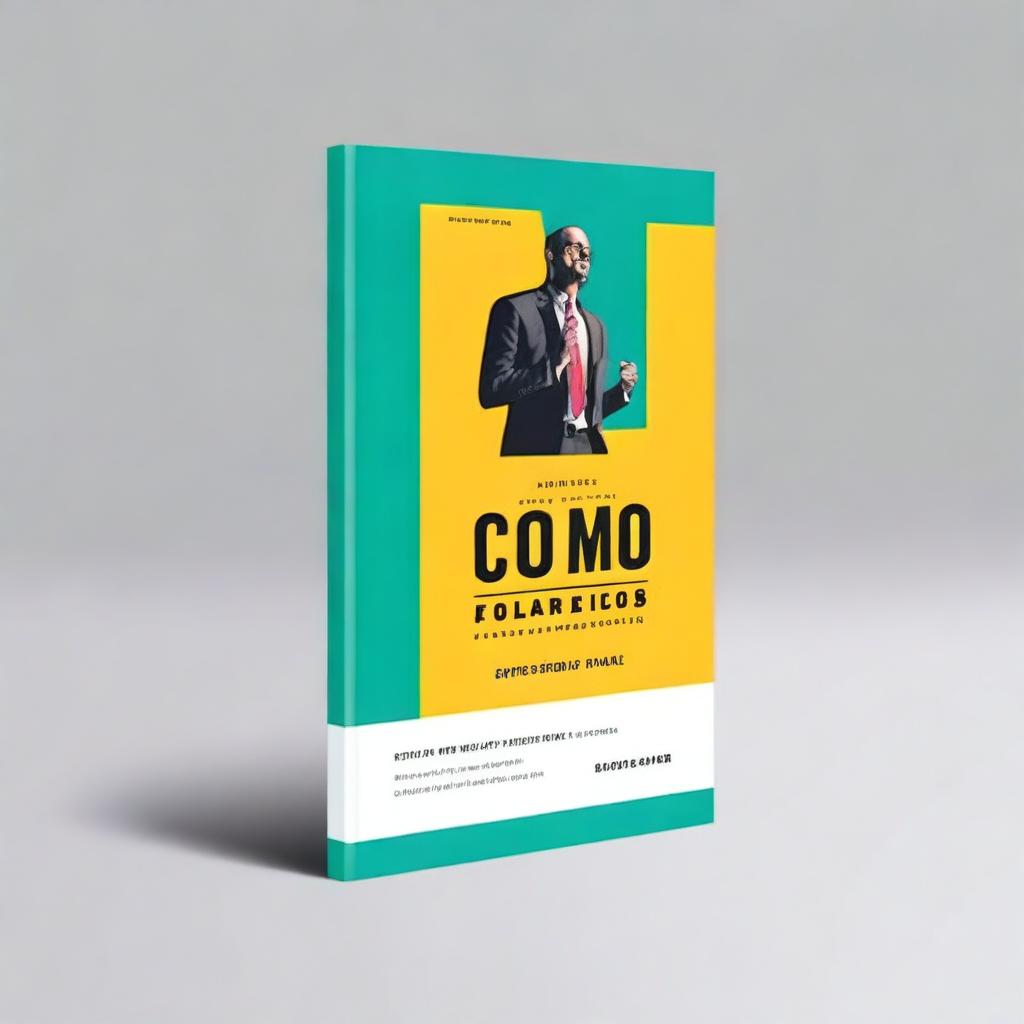 Create a book cover for the title 'Como Falar em Público'