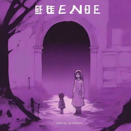 A gloomy lilac themed cover showcasing the feeling of revenge, vengeance, and sadness