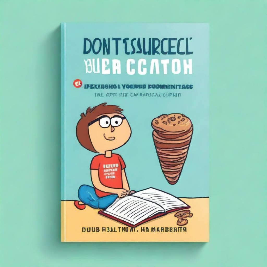 Create a book cover for the book titled 'Don't Scratch Your Nuts: Lessons to Overcome Procrastination' written by Sam Gardner