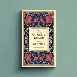 Create a book cover for 'The Comedy of Errors' by William Shakespeare