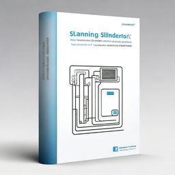 Create a detailed image of a technical handbook cover titled 'Standard Technical Specification for Air Conditioning, Duct Works, Piping, Cooling Tower, Air Handler'