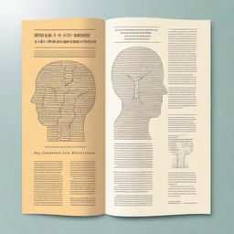 Create a front and back book cover for a book about psychological personality theories