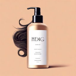 A book cover featuring a stylish hair product