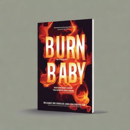 Create a book cover with the title 'Burn Baby Burn'