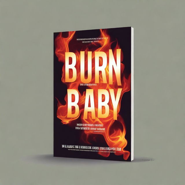 Create a book cover with the title 'Burn Baby Burn'