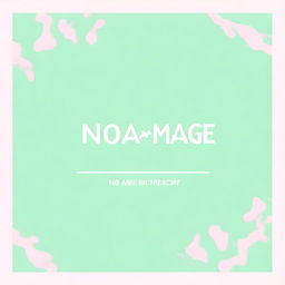 A pastel-colored background with the sentence 'no image available' written in a simple, elegant font