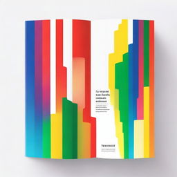 A plain white book cover with the title text having a background in different colors