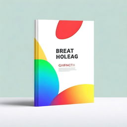 A plain white book cover with the title text having a background in different colors