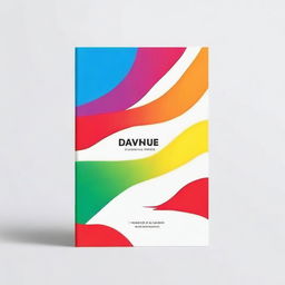 A plain white book cover with the title text having a background in different colors