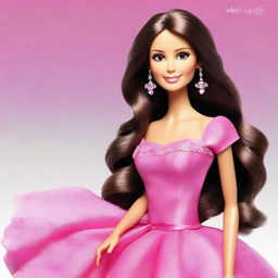 Create a Barbie doll inspired by Nina Dobrev