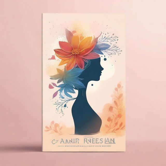 Create a book cover depicting a woman's journey of recovery from a harsh childhood