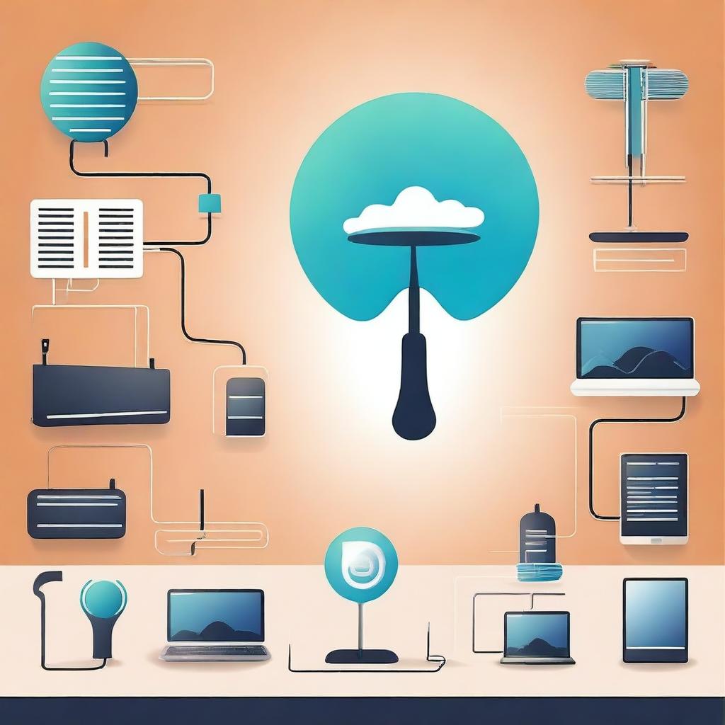 Create an image depicting wireless energy harvesting