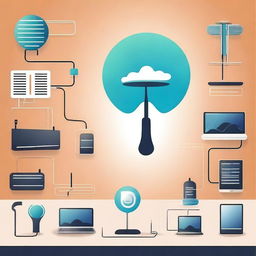 Create an image depicting wireless energy harvesting