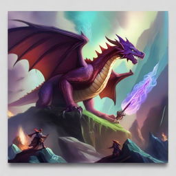 Create a 1024x1024 banner for a Discord bot with a Dungeons & Dragons theme