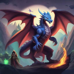 Create a 1024x1024 banner for a Discord bot with a Dungeons & Dragons theme