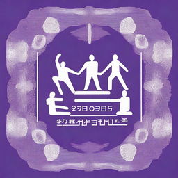 A violet dance shirt featuring the group name 'We As One' along with the saying 'Even with many members, we will move as one'