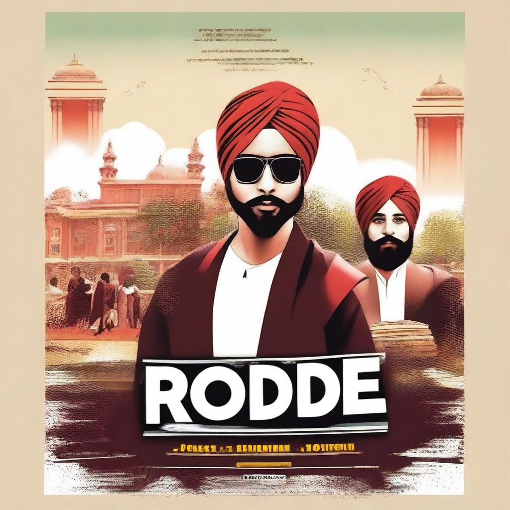 Create a movie poster for a film titled 'RODE COLLEGE'