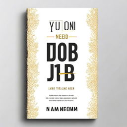 Create a book cover for a book titled 'You don't need a Job: how to live like the new rich'