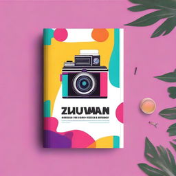 A vibrant book cover for a guide on video making