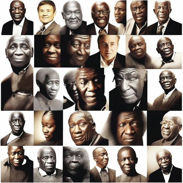 Create a poster collage for the favorite movie 'The Intouchables' (2011)