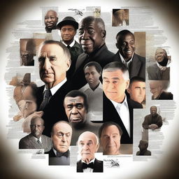 Create a poster collage for the favorite movie 'The Intouchables' (2011)