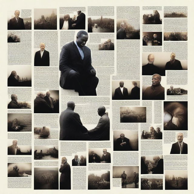 Create a poster collage for the favorite film 'Intouchables' (2011)