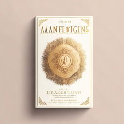 Design a classy book cover related to manifesting wealth