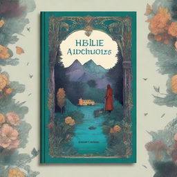 A beautifully designed book cover featuring an intriguing and mysterious scene