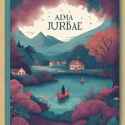 A beautifully designed book cover featuring an intriguing and mysterious scene