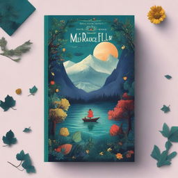 A beautifully designed book cover featuring an intriguing and mysterious scene