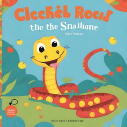 A colorful and whimsical children's book cover titled 'Cecil the Trouser Snake