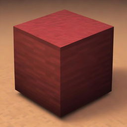 Pixelated image of iron ore from Minecraft, featuring the characteristic blocky texture and colors